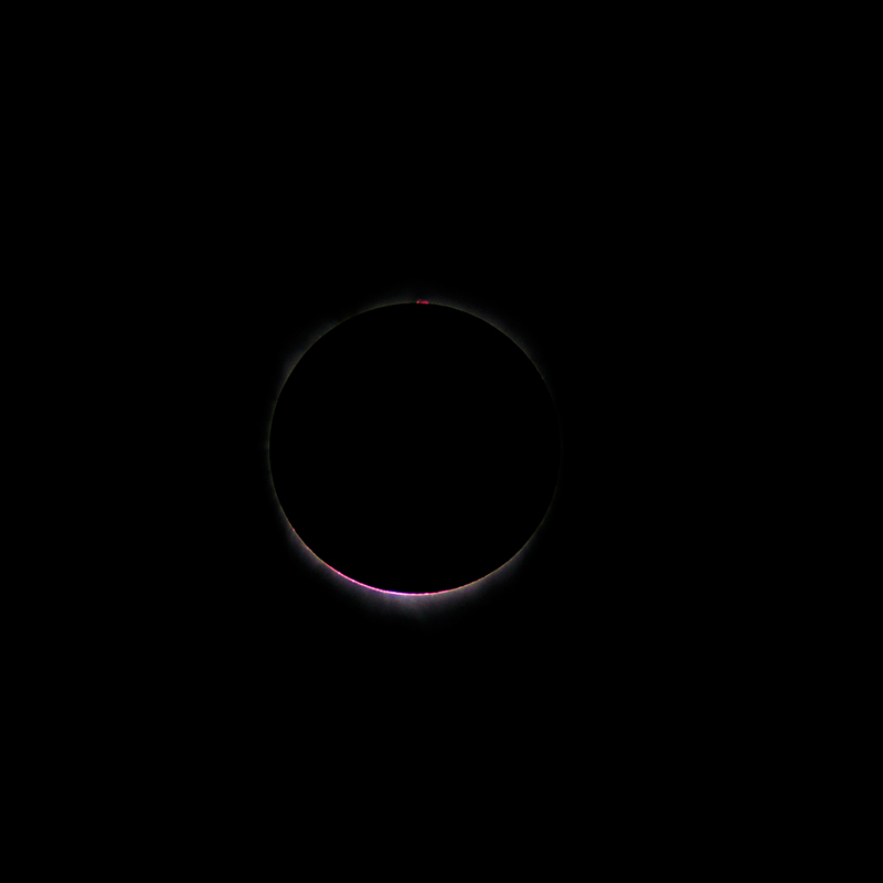 chromosphere solar eclipse 2017